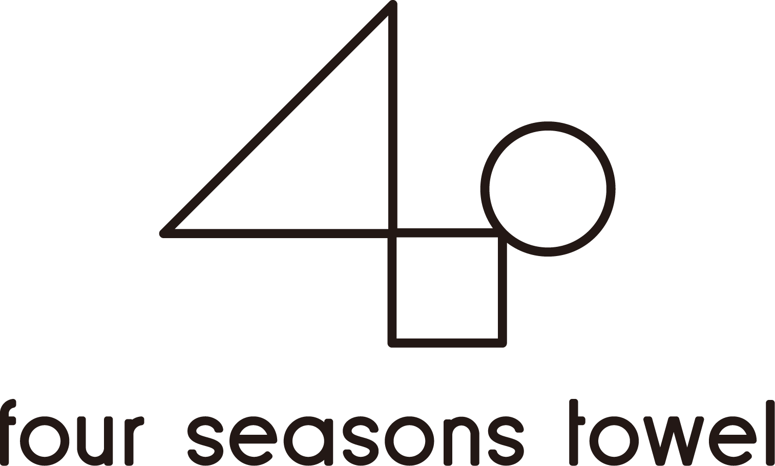 four seasons towel｜ロゴ